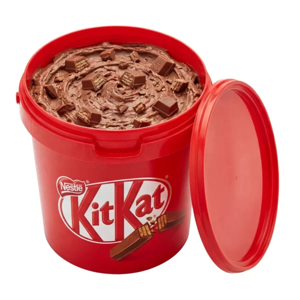 Balde de Recheio KitKat 3kg - Chocolate ao Leite com Pedaços Crocantes
