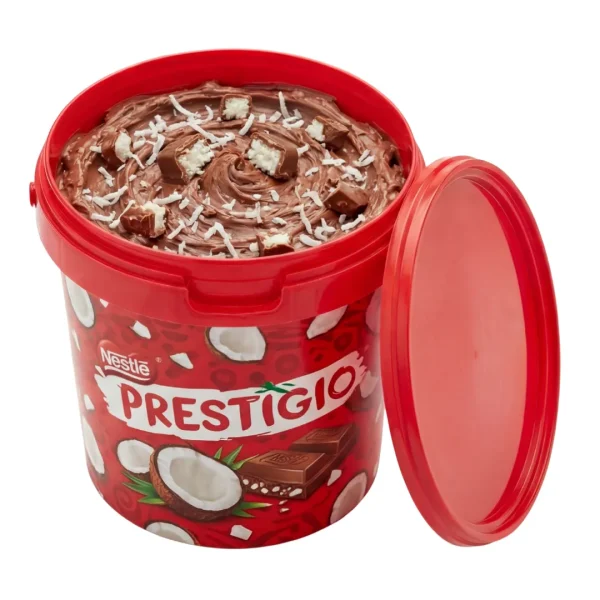 Balde de Recheio Prestígio 3kg - Chocolate com Coco