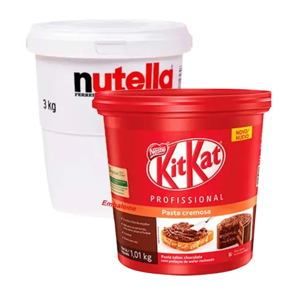 Combo Nutella 3kg + KitKat Profissional 1,01kg