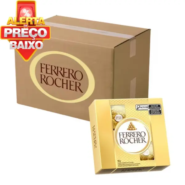 Ferrero Rocher T8 100g — Caixa Atacado