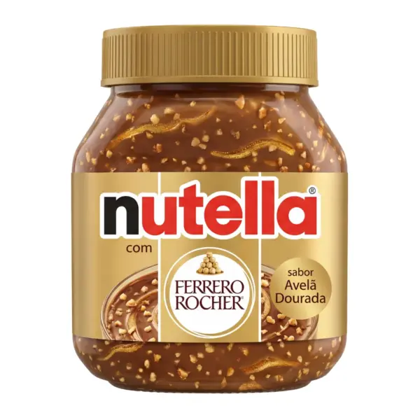Nutella com Ferrero Rocher Avelã Dourada 1700ml
