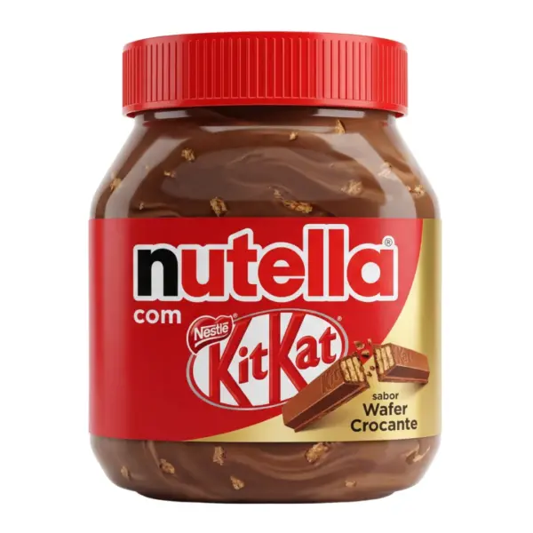Nutella com KitKat Wafer Crocante 1700ml