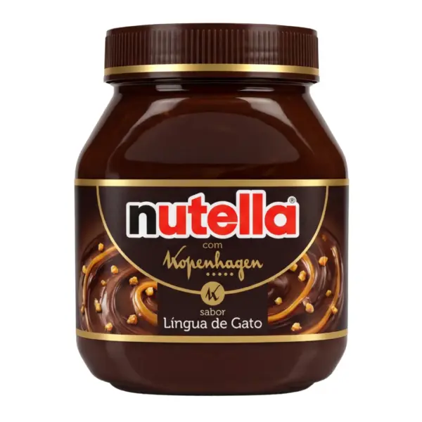 Nutella Kopenhagen Língua de Gato 1700ml
