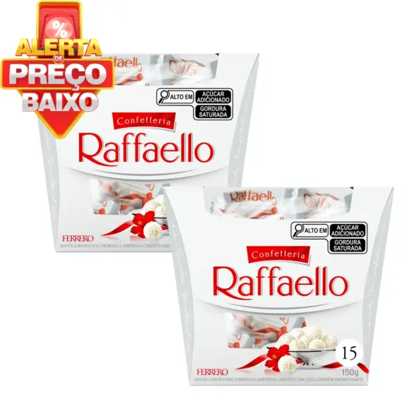Raffaello T15 150g — 2 Unidades
